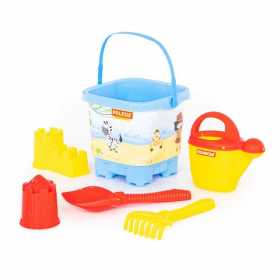 Galetusa din plastic pentru nisip, lopatica, forme, stropitoare si alte accesorii de jucarie pentru copii