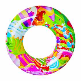 Colac baie gonflabil, pentru copii, viu colorat, 60 cm