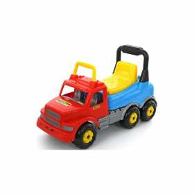 Masinuta-camion cu spatar si fara pedale pentru copii, 69x28x41 cm, Wader