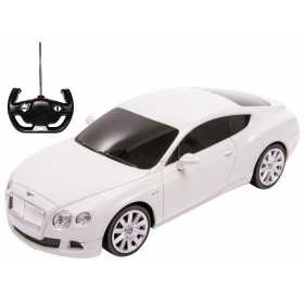 MASINA CU TELECOMANDA BENTLEY CONTINENTAL GT ALB CU SCARA 1 LA 24