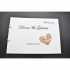 Album de amintiri, guestbook personalizat pentru nunta, coperta si foi din carton, pagini negre, 20 de pagini, A4, model Scoici Album de amintiri, guestbook personalizat pentru nunta, coperta si foi din carton, pagini negre, 20 de pagini, A4, model Scoici